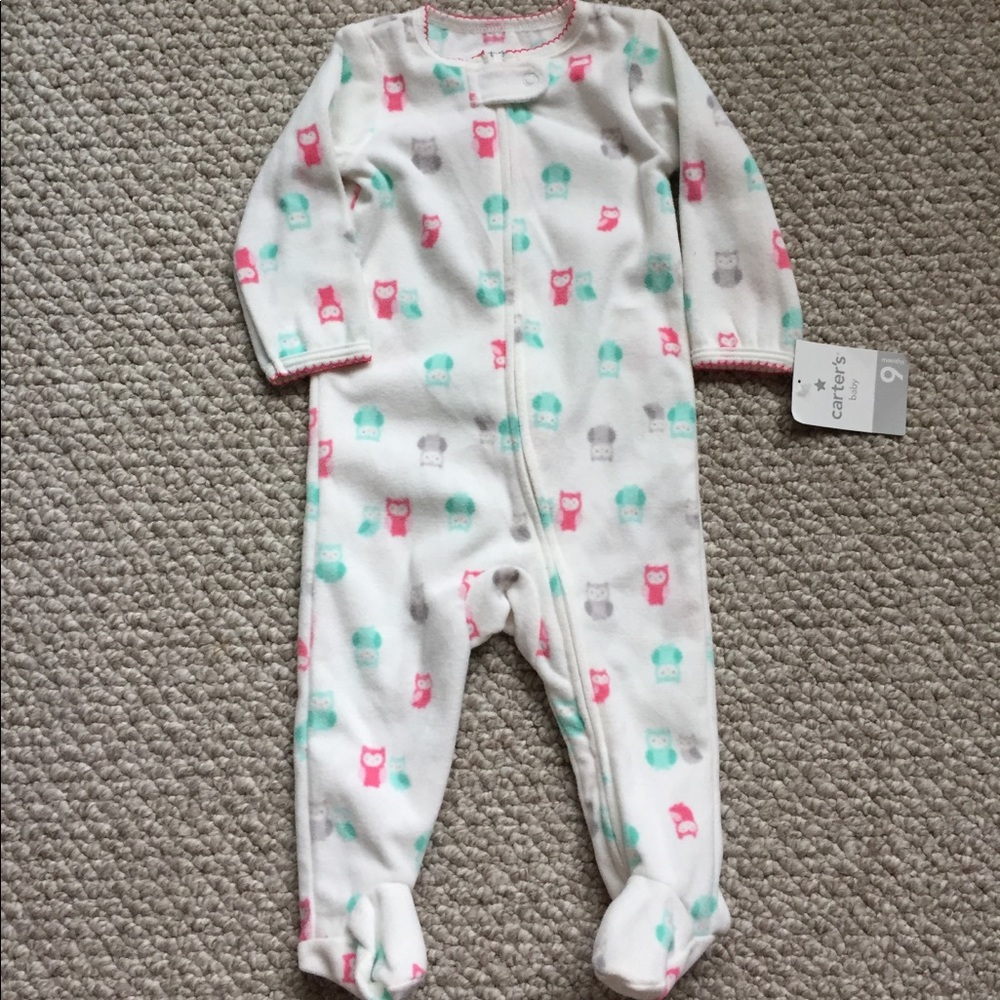 Toddler Footie Pajamas Size 9 Months